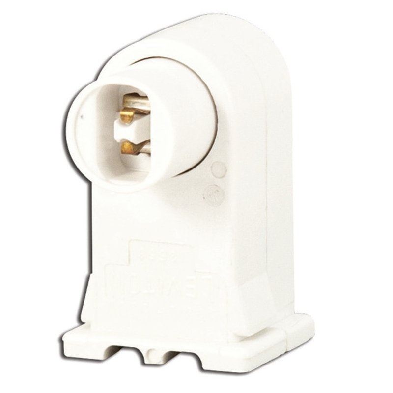 Fluorescent Lampholder Vertical High-Output White By Leviton 13556-W