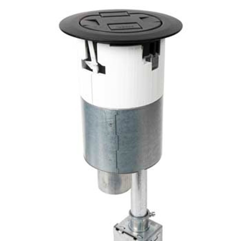 Poke-Thru Device 4 Round Evolution Series By Wiremold 4ATCP2RBK