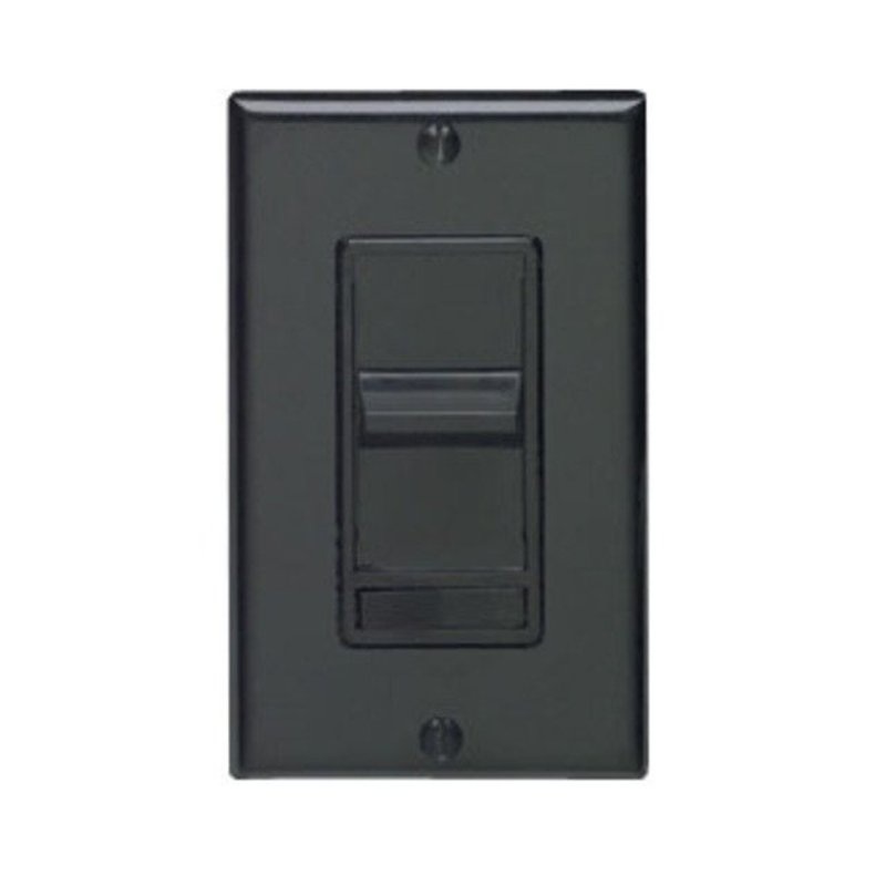 Slide Dimmer Preset 600W SureSlide Black By Leviton 6674-P0E