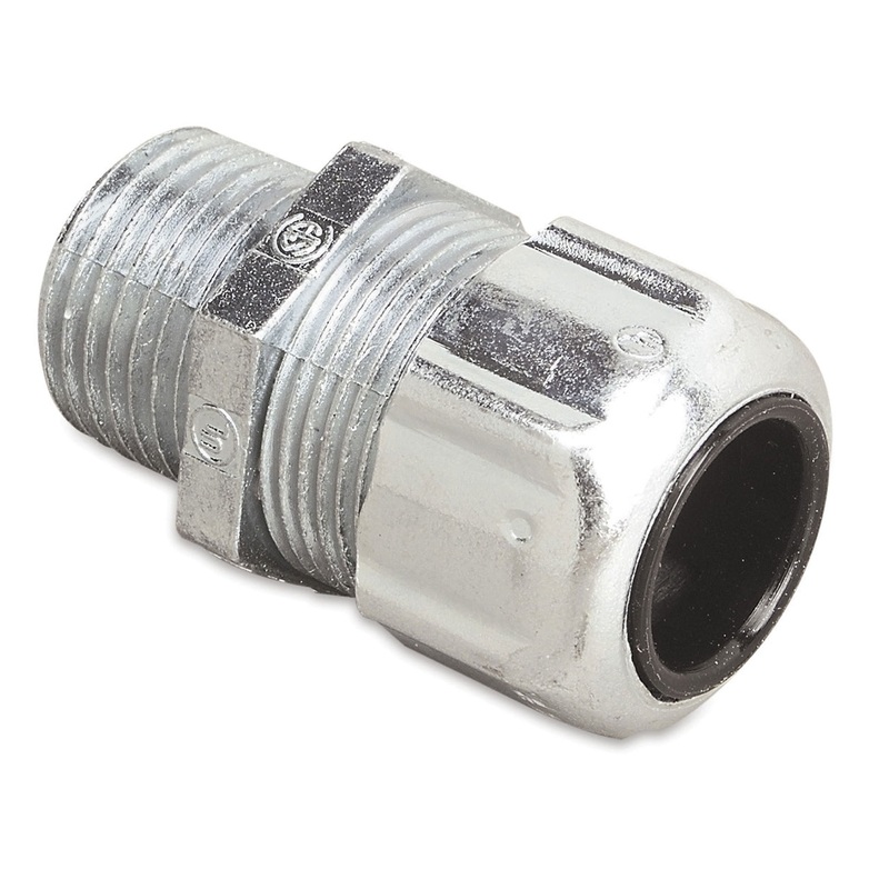 Strain Relief Straight Liquidtight Cord Connector 1 IN Trade 1/2- By Thomas & Betts 2941