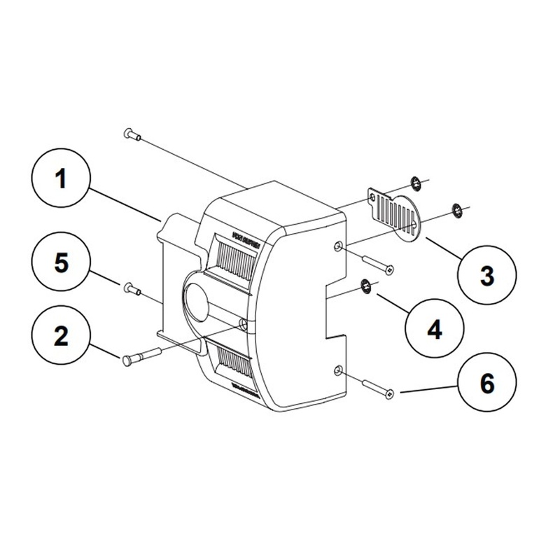 Von Duprin COVER.109 2670 Cover Kit for GUARD-X Aluminum