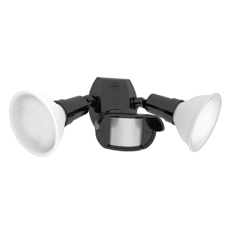 38W 2-Head LED Flood Light w/ Motion Sensor 30/40/50K By RAB GT500R/L