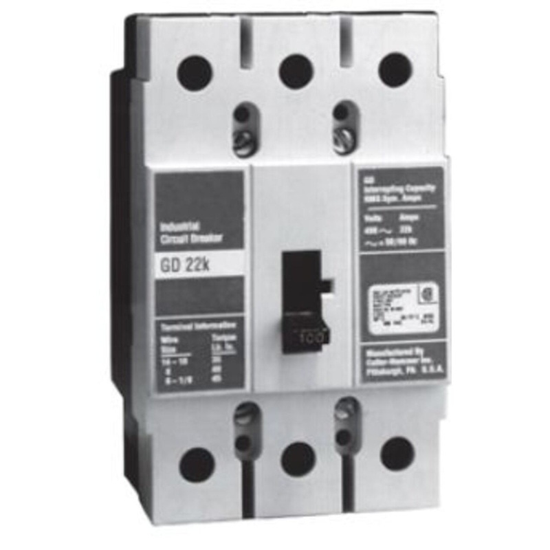 45A 3P 240V 250 VDC Type GD 22 kAIC CB By Eaton GD3045