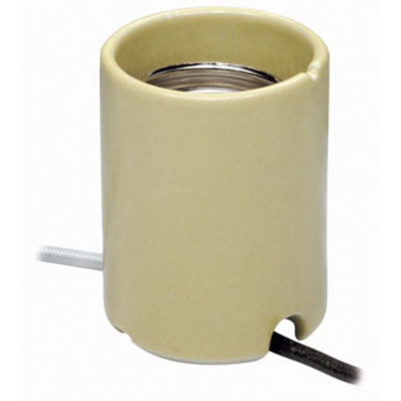 HID Lampholder Mogul Base Keyless Yellow By Leviton 8750