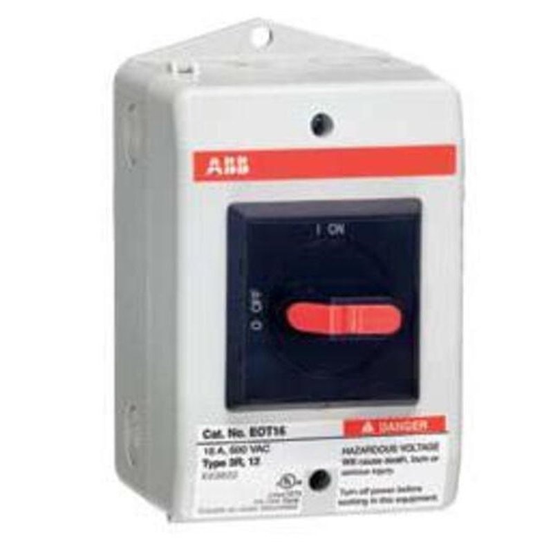Non-Fused Disconnect 40 Amp 3-Pole By ABB EOT32U3P3-S