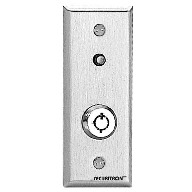 Securitron KP1AN Tubular Key Switch Alternate Narrow Stile – KAL DOOR HARDWARE