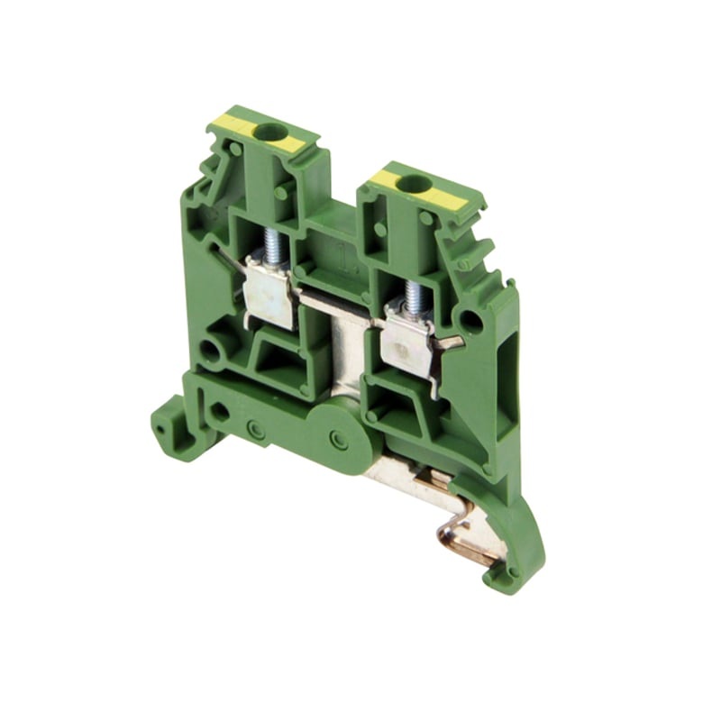D2.5/5.P Screw Clamp Terminal Block With Ground By Entrelec 0165 909.05