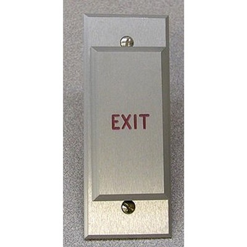 Dortronics N5286-FTxE1R Fixed Timer Push Plate Narrow Style Switch Push To Exit – KAL DOOR HARDWARE