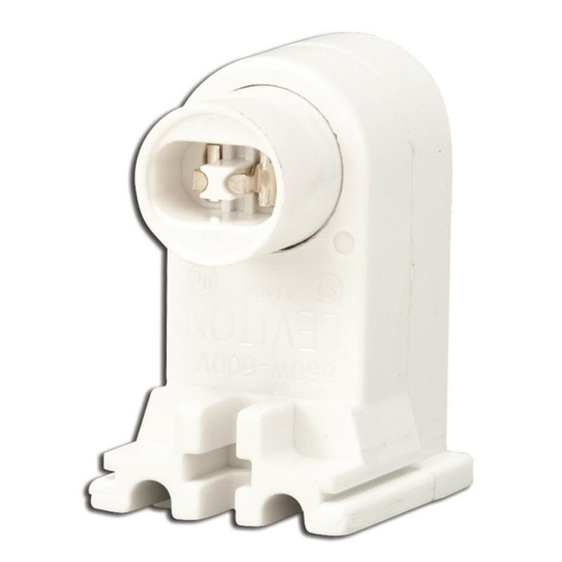 Fluorescent Lampholder Pedestal Base By Leviton 13464-W