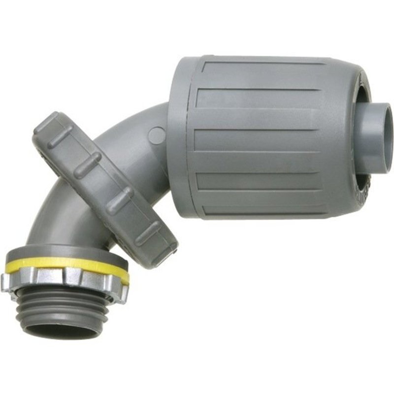Liquidtight Connector Type: Push-On 3/4 0 to 90 Non-Metallic By Arlington NMLT790