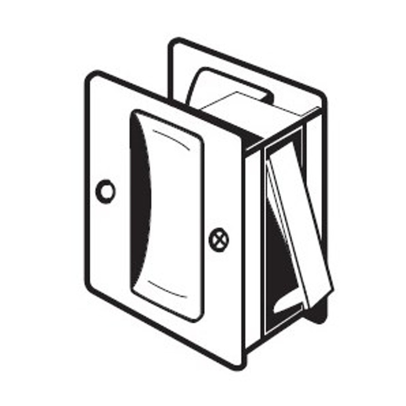 PDL-100 Passage Pocket Door Lock by Don-Jo – KAL DOOR HARDWARE