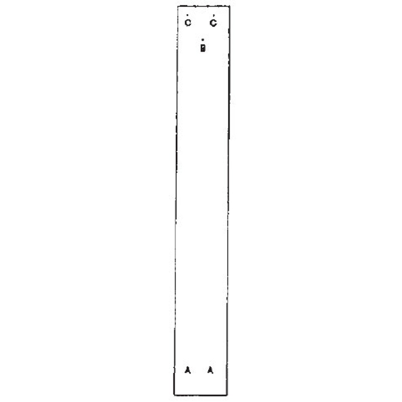 Simplex 64145-000-01 Template (Cardboard) 3000 Series 31/32 In/25mm Right Hand – KAL DOOR HARDWARE