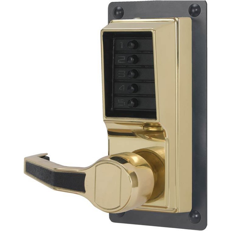 Simplex LLP1010-03-41 Exit Trim Lever in Bright Brass – KAL DOOR HARDWARE