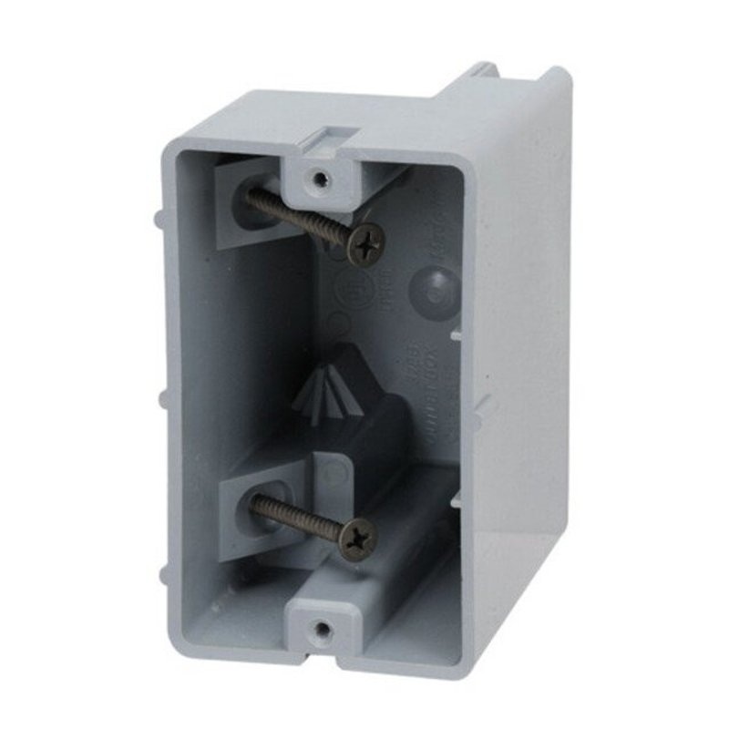 Switch/Outlet Box 1-Gang 3-1/4 Deep Non-Metallic By Madison MSB1G