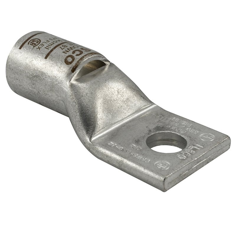 Compression Lug 1-Hole 350 MCM 3/8 Stud Copper By Ilsco CSWS-350-38