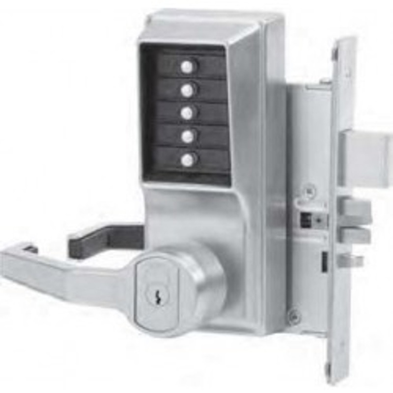 Dormakaba L8148B Lever Mechanical Pushbutton Lock Key Bypass Mortise (Left Hand) – KAL DOOR HARDWARE