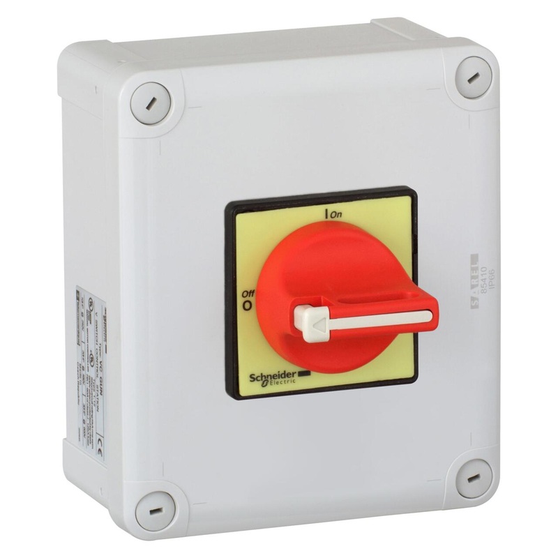 Enclosed switch disconnectorTeSys Controlfor ON/emergency stop20Aconforming UL/CSA standard By Square D VC1GUN