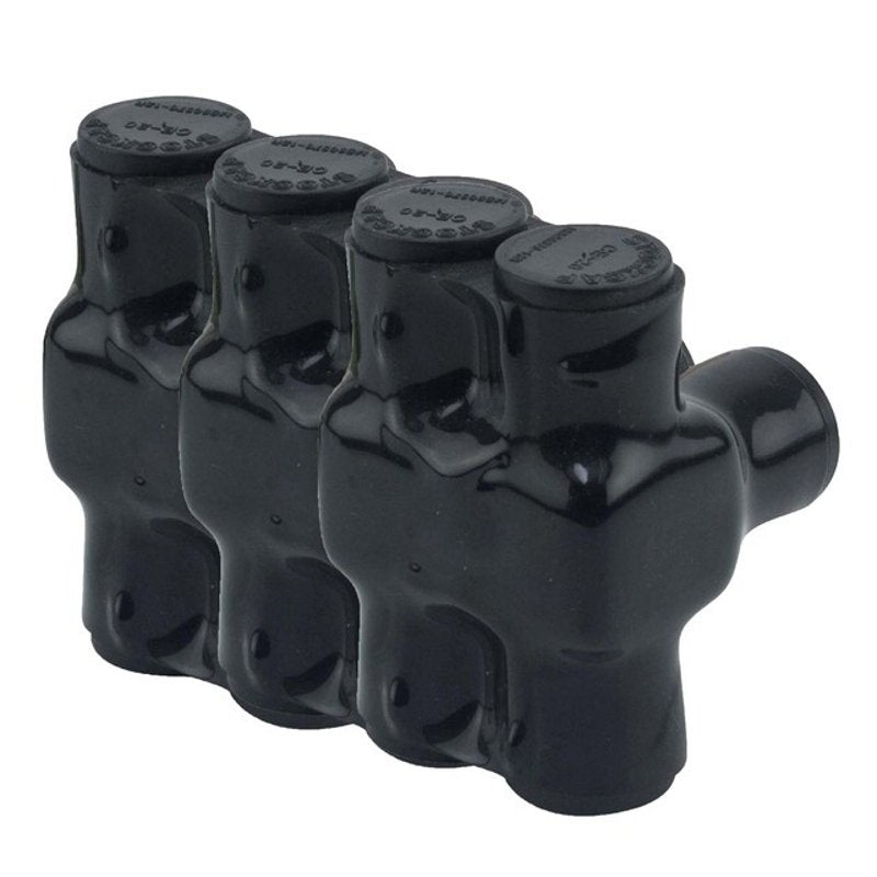 Insulated Cable Connector Dual Entry 10 AWG to 350 kcmil AL/CU By Penn-Union IPBBNA3504D