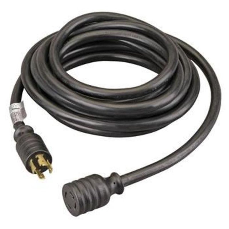 Power Cord 30A 120/240VAC NEMA L14-30 20ft. Black By Reliance Controls PC3020M