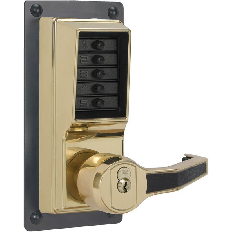 Simplex LRP1020B-03-41 Exit Trim Lever with Best SFIC Key Override option in Bright Brass – KAL DOOR HARDWARE
