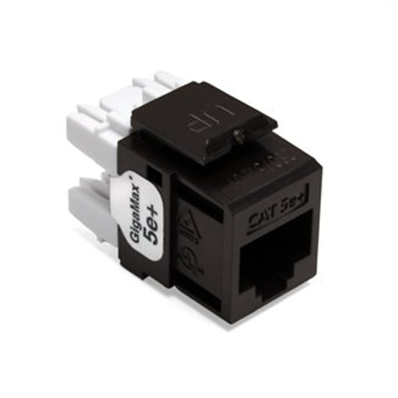 Snap-In Connector GigaMax 5e+ CAT 5e+ 8P8C Brown By Leviton 5G110-RB5