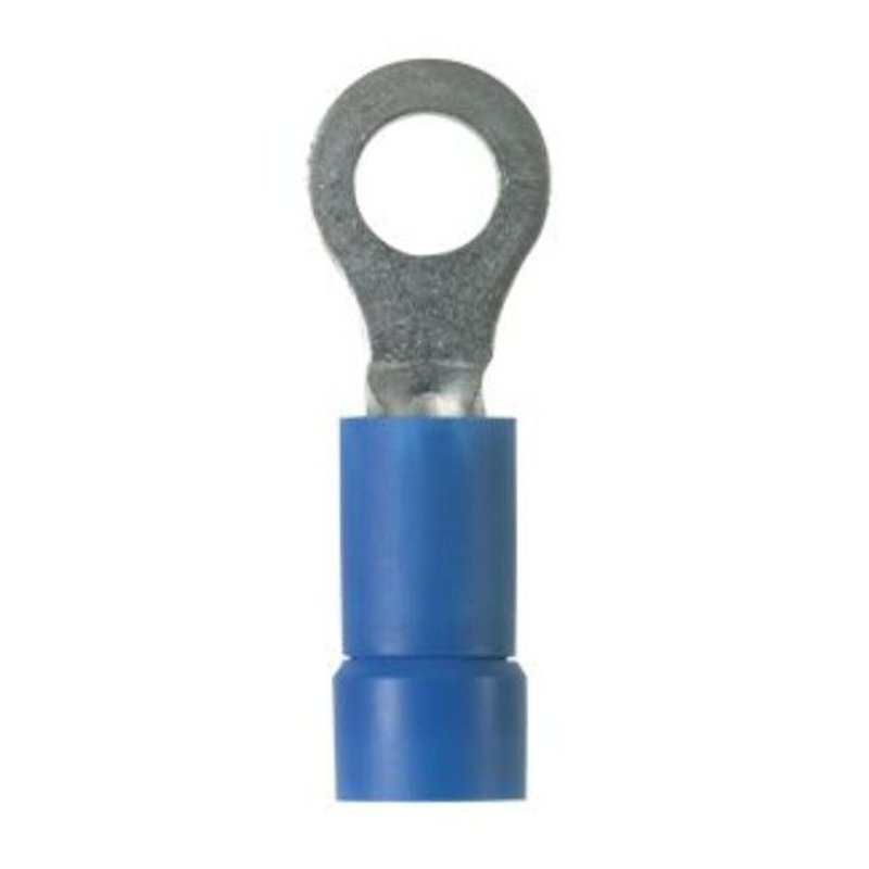 StrongHold Ring Terminal Vinyl Insulated 16 – 14 AWG By Panduit EV14-8RB-Q