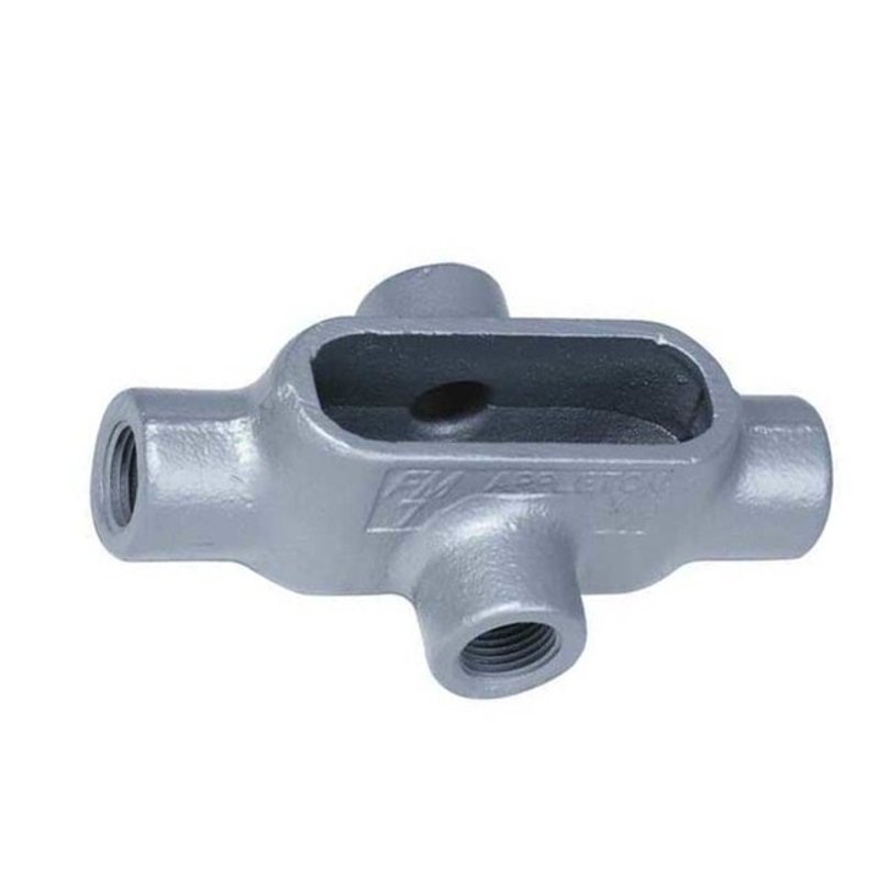 Conduit Body Type: X Size: 1 Form 8 Grayloy Iron By Appleton X38
