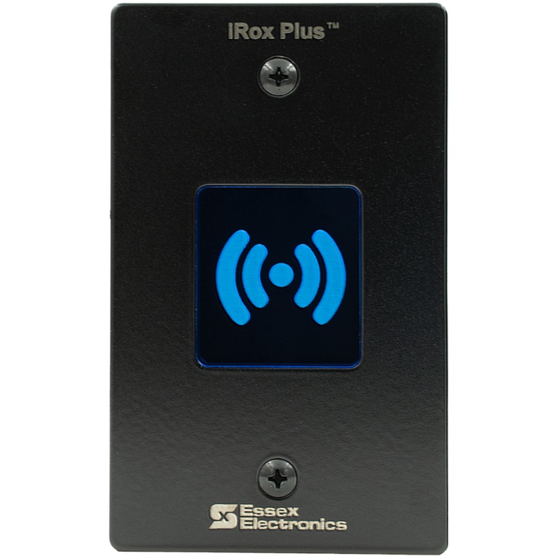 ESSEX IRX-2B iRox High Frequency iCLASS SE Reader Single Gang Black Faceplate