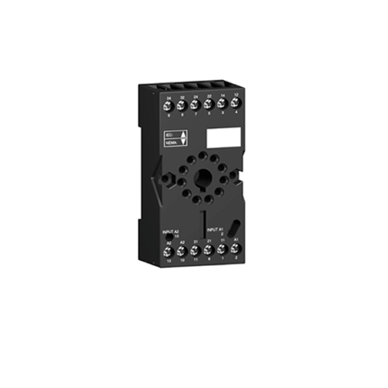 Relay Plug InSocket11 Pin DIN Rail Mount By Square D RUZC3M
