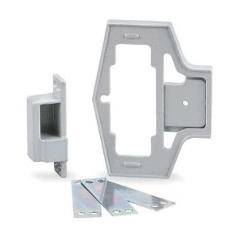Simplex 800-04-41 Adaptor Kit for Metal Frame Dr Incl Riser Plate and Surf Strike in Satin Brass – KAL DOOR HARDWARE