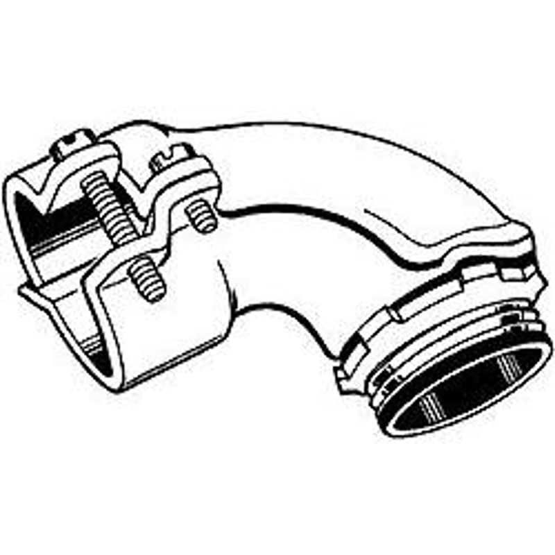 Connector Flx Ac/mc 90 Squeeze 1-1/4 By Hubbell-Raco 3205