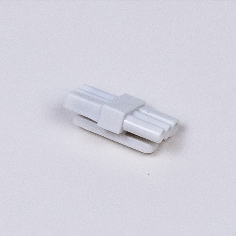 End To End Connector For SABER LED Under Cabinet Lights By Diode LED DI-SABER-ECONN-WH