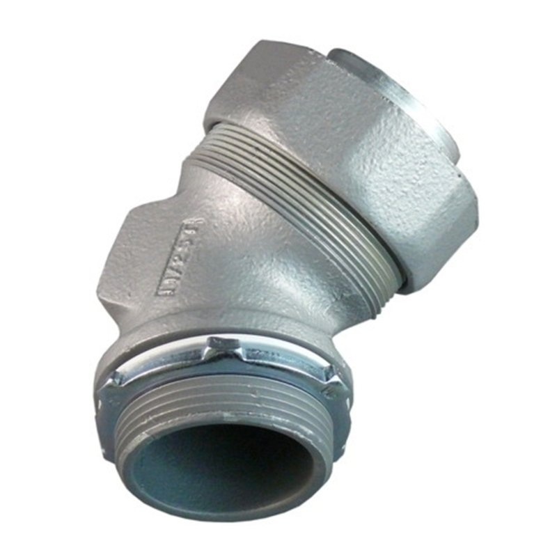 Liquidtight Connector 3 45 Non-Insulated Malleable Iron By Appleton ST45300