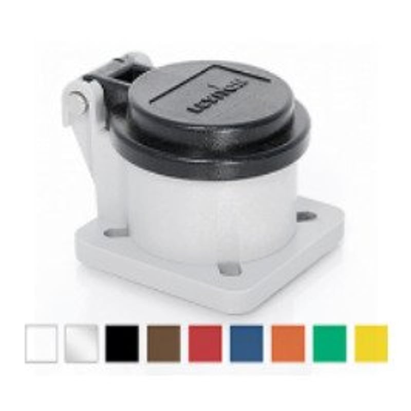 Male/Female Thermoplastic Housing and Cover Brown By Leviton 16S31-UH