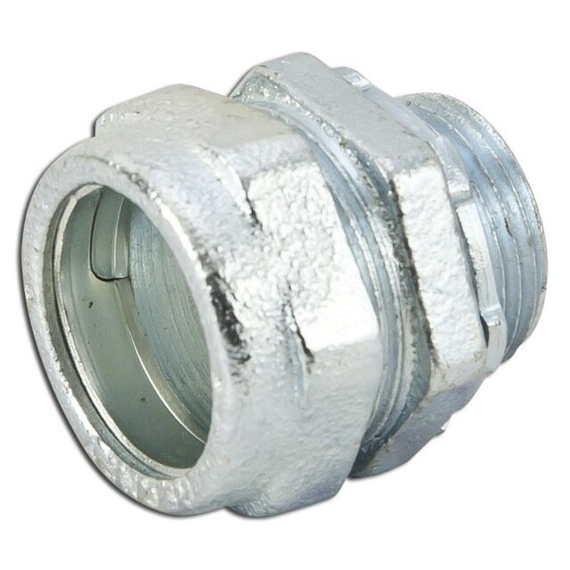 Rigid Compression Connector 2 Threadless Malleable By Appleton NTC200