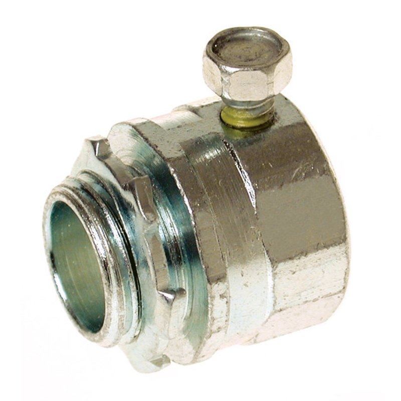 Rigid Set Screw Connector 2 Diameter Malleable Iron/Zinc By Appleton SNTC200