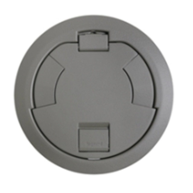 Surface Style Cover Assembly 7-1/4 Round Gray By Wiremold 6CTC2GY