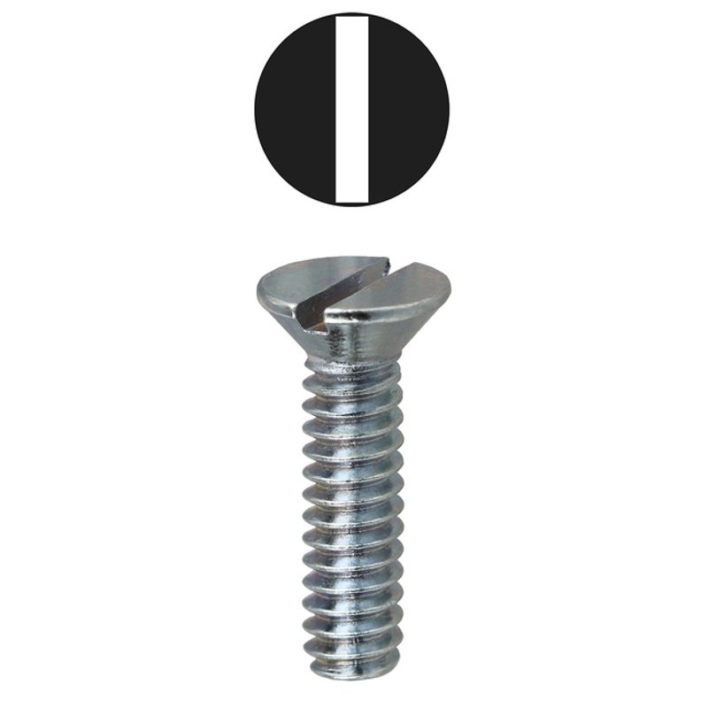 Wallplate Screw Oval Head 6-32 x 1/2 Stainless Steel 100 Pack By Dottie 414SS