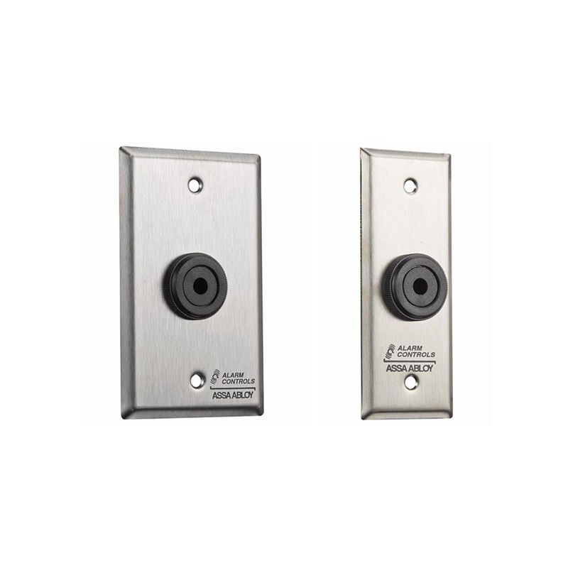 Alarm Controls TS34 Mounted on single gang 430 stainless steel wall plate – KAL DOOR HARDWARE