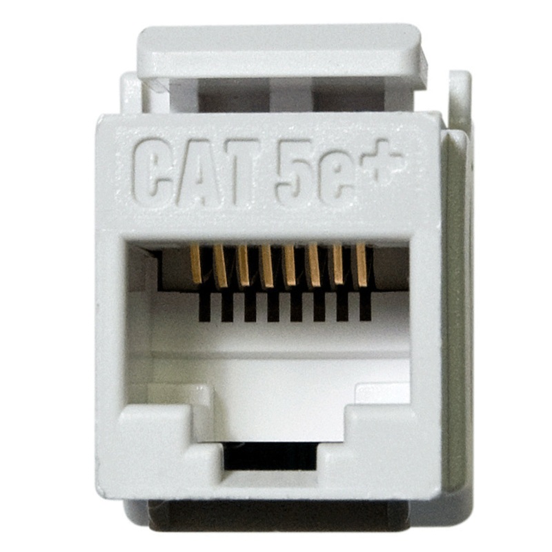 Category 5e RJ45 Keystone Connector White By ON-Q WP3450-WH