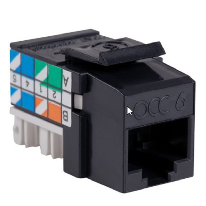 JACK KMJ CAT6 BRIGHT WHITE By OCC (Optical Cable) KMJA612