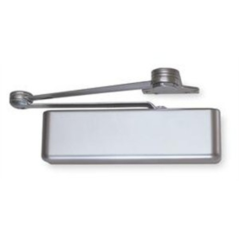 LCN 4111-EDA-LH-AL-MC-DEL Surface Mount Smoothee Door Closer with Extra Duty Arm in Aluminum Metal Cover Delayed Finish – KAL DOOR HARDWARE