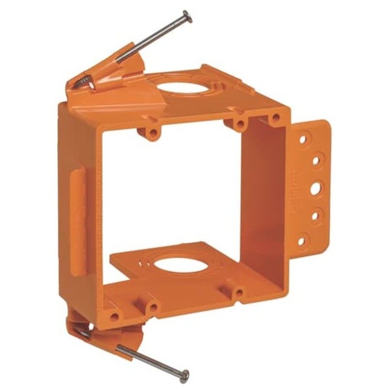 Low Voltage Bracket 2 Gang Backless Type Non-Metallic By Carlon SC200AR