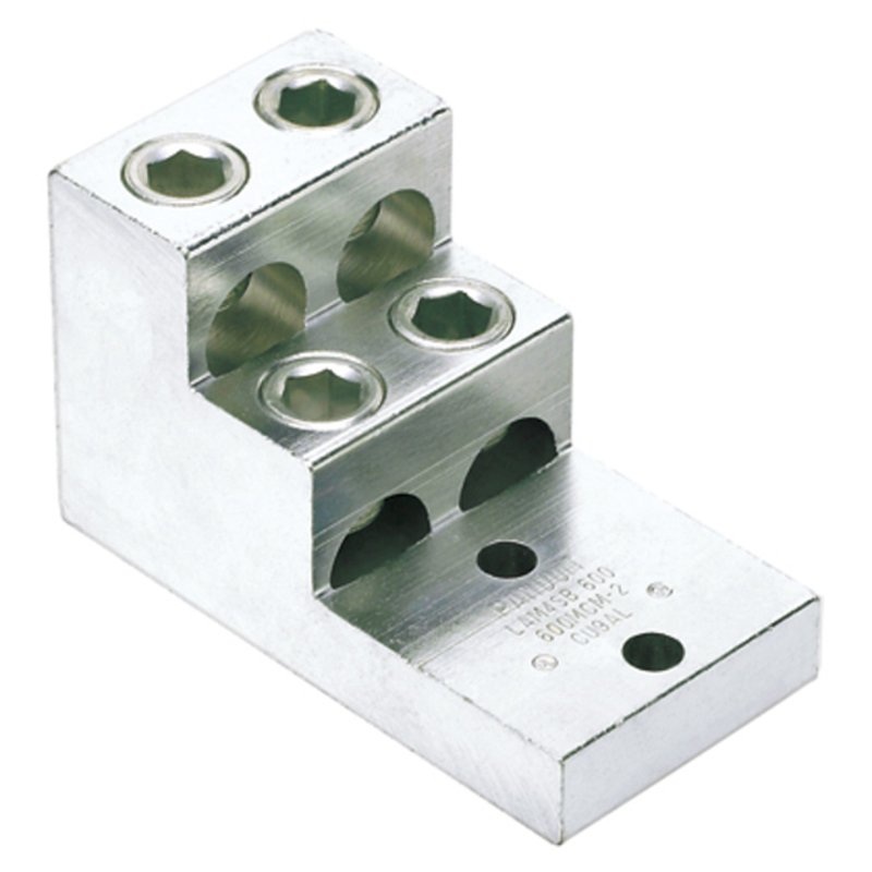 Mechanical Lug Aluminum 2-Hole 4 Barrel By Panduit LAM4SB750-38-1Y