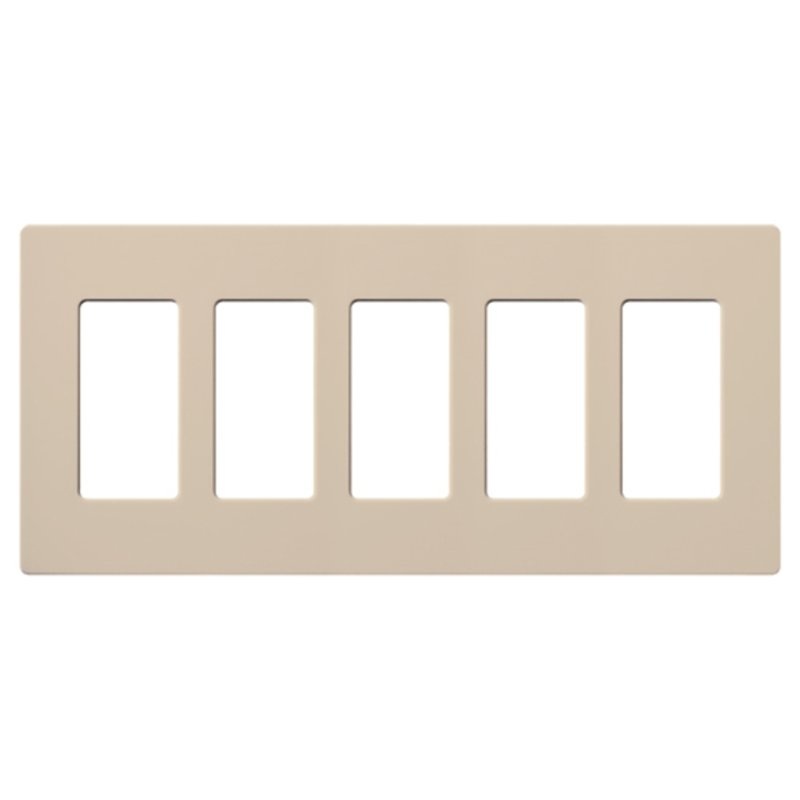Wallplate 5-Gang Tuape By Lutron SC-5-TP
