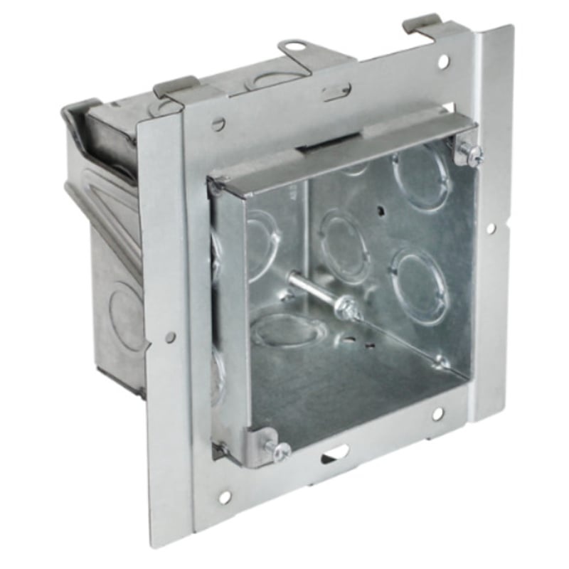 3-1/2 Deep 4 Welded Square Box W/ Built-In Adapter 1/2 To 1-1/2 By Orbit Industries UMIAB-35