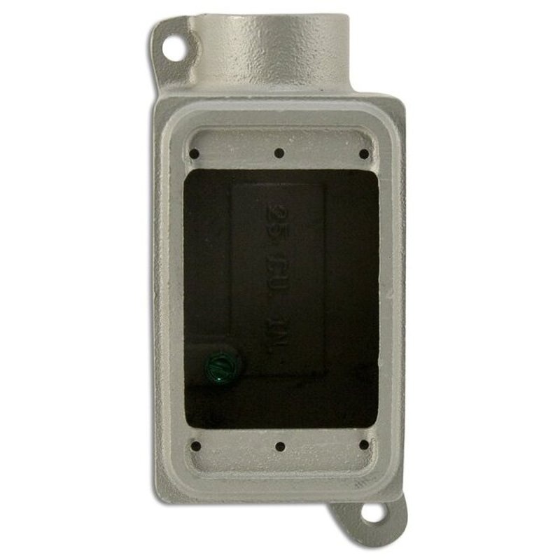 FD Device Box 1-Gang Dead-End 3/4 Aluminum By Appleton FDC175LA