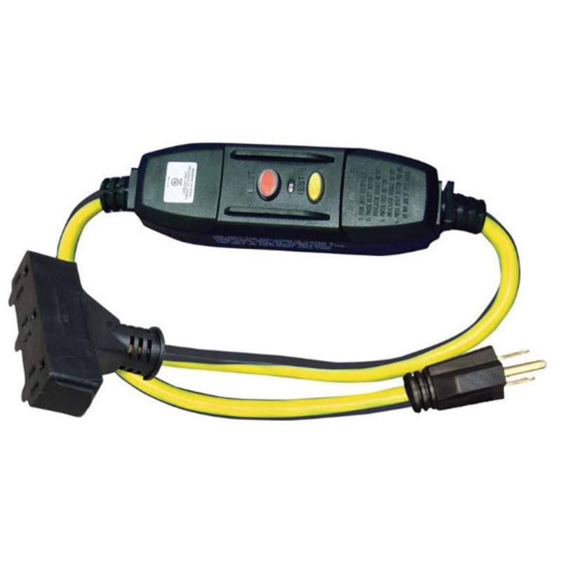 In-Line GFCI with Lighted Power Block By Voltec 04-00105