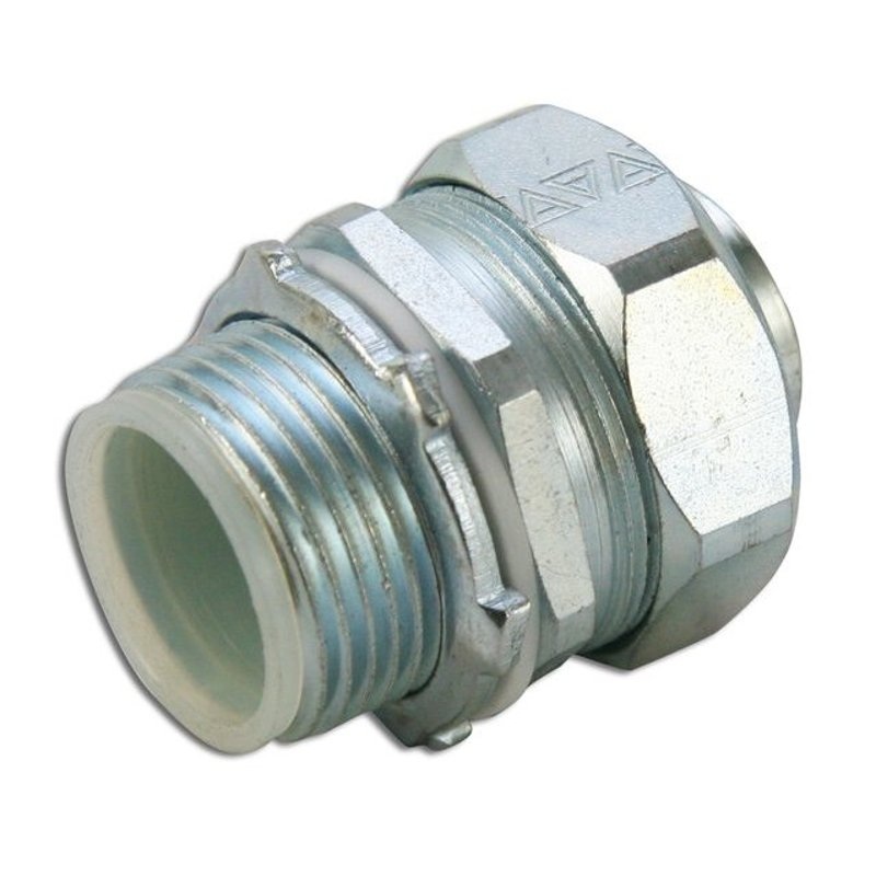Liquidtight Connector Straight 1/2 Insulated Steel By Appleton STB50