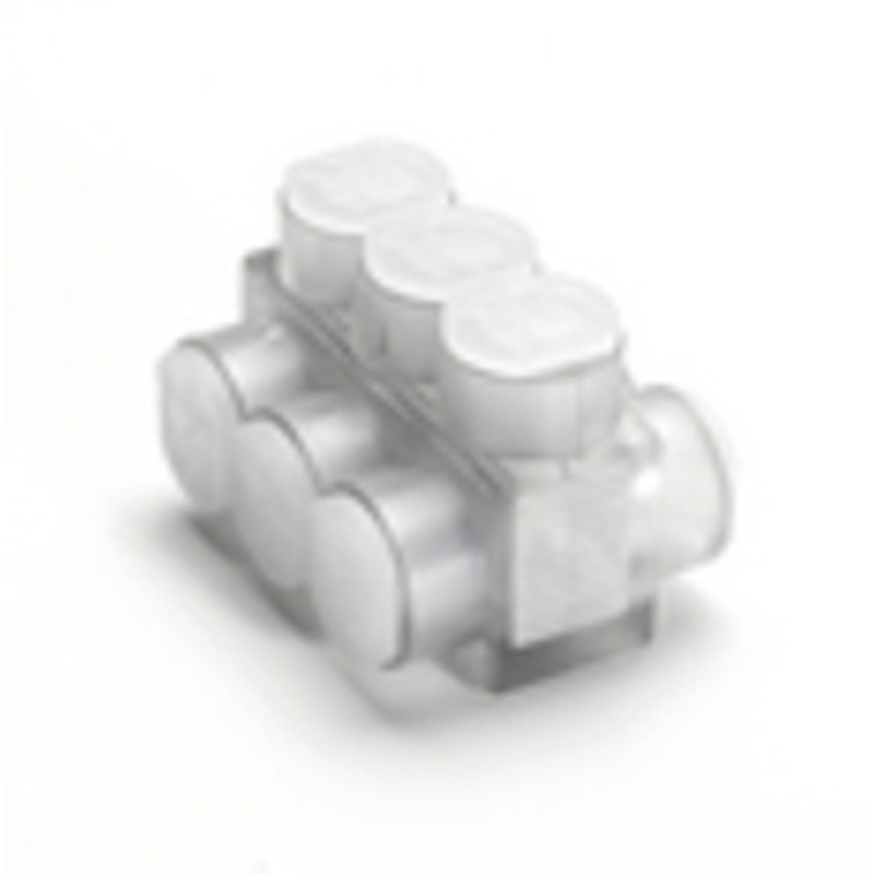 Multiple Tap Connector Aluminum Clear By Burndy BIBD2010